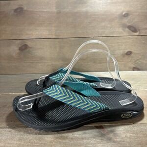 chaco flip ecotread womens size 10 shoes blue flip flop sandals